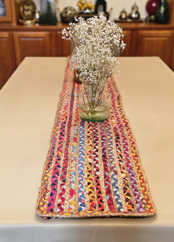 Handmade Jute Woven Table Runner - Image 3