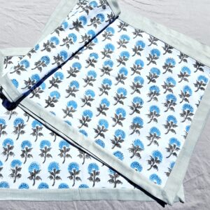 Handmade Cotton Placemats – Block Printed & Sustainable | Ohana Earth